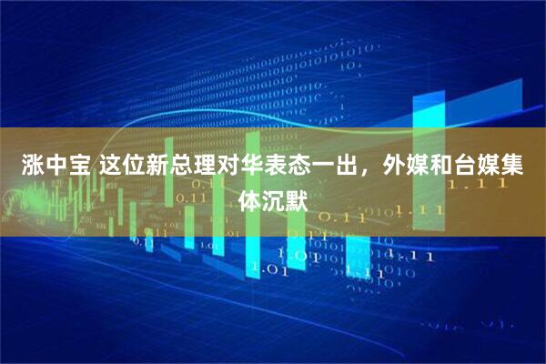 涨中宝 这位新总理对华表态一出，外媒和台媒集体沉默