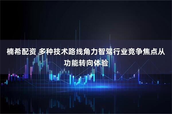 楠希配资 多种技术路线角力智驾行业竞争焦点从功能转向体验