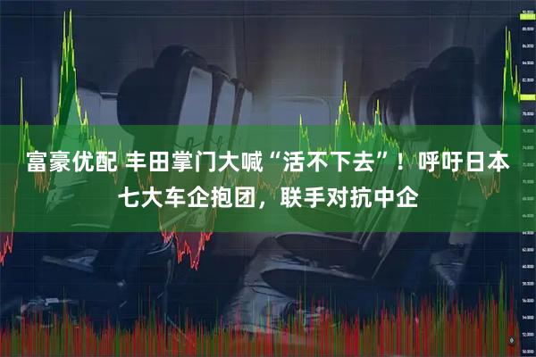 富豪优配 丰田掌门大喊“活不下去”！呼吁日本七大车企抱团，联手对抗中企
